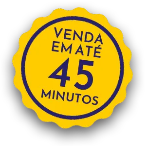 Selo venda em até 45 minutos